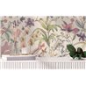 Papeldecor|Papel pintado floral blanco multicolor|Dormitorio