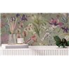 Papeldecor|Papier peint floral tons verts|Chambres