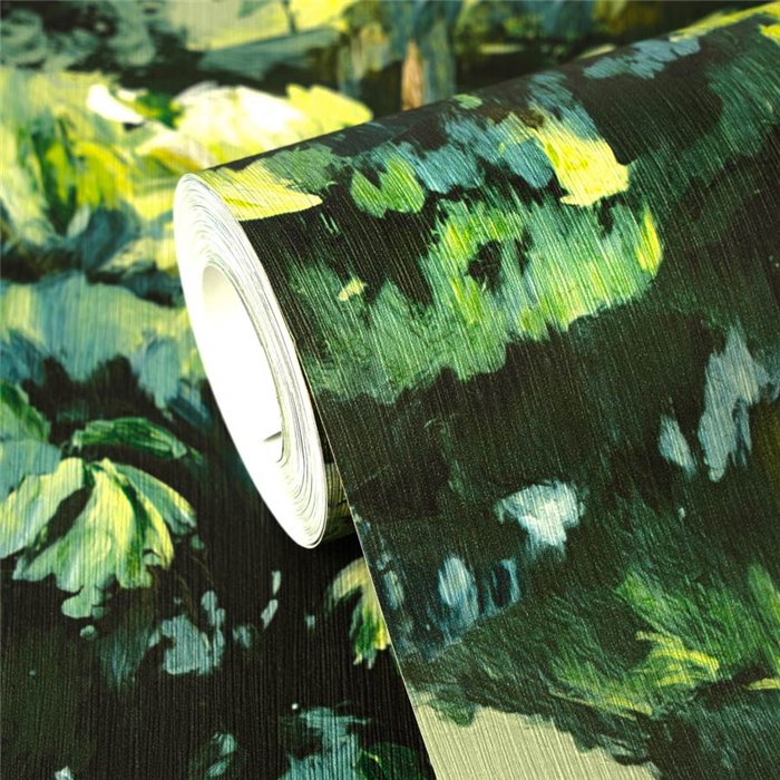 Papeldecor|Papier peint paysage forestier oriental vert|Locaux commerciaux