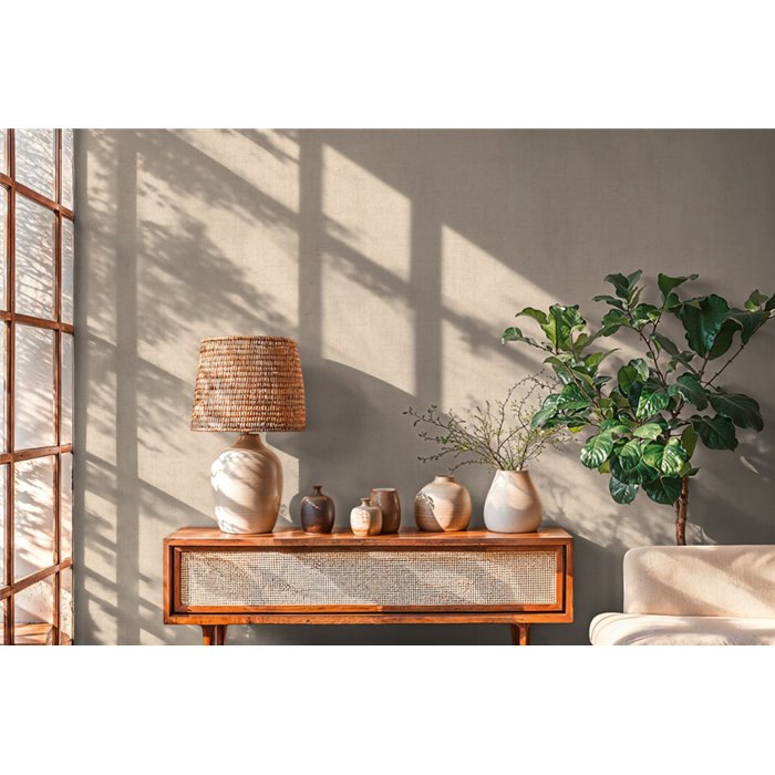 Papeldecor|Einfarbige strukturierte Tapete beige|Einfarbige Farben