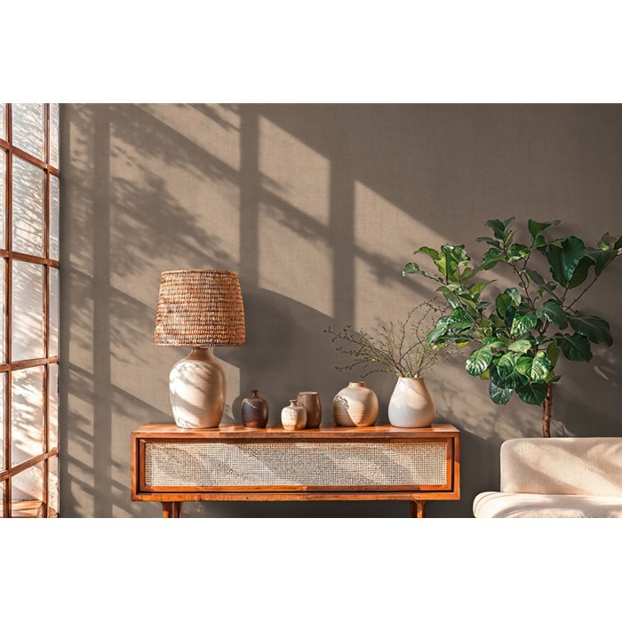 Papeldecor|Papier peint uni texturé marron|Couleurs Unies