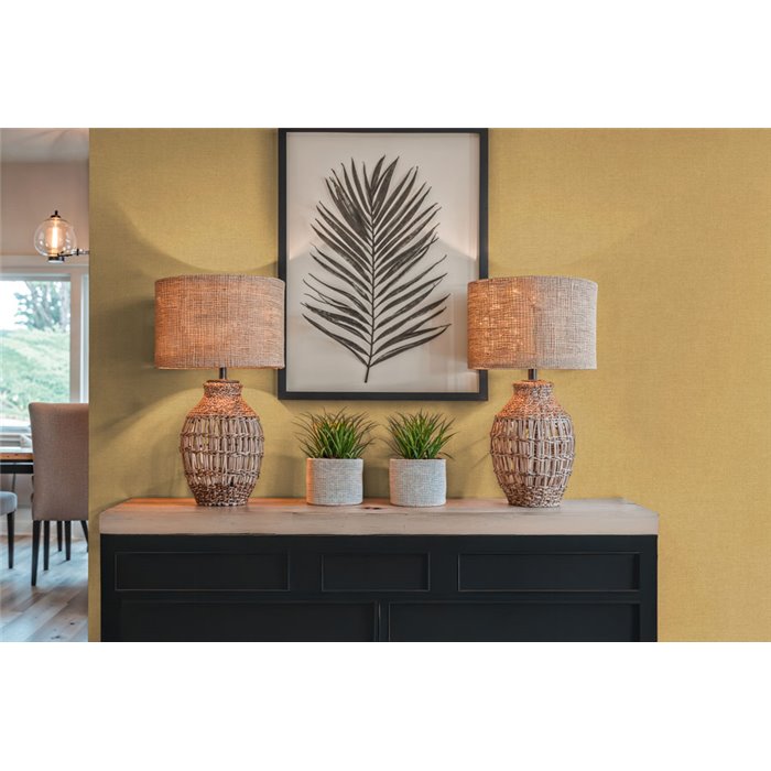 Papeldecor|Zeitlose einfarbige Tapete senfgelb|Einfarbige Farben