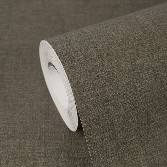 Papeldecor|Papier peint intemporel couleur unie marron|Hôtellerie