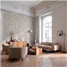 Papeldecor|Modern geometric wallpaper light grey|Hospitality
