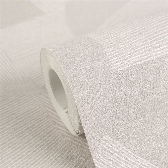 Papeldecor|Moderne geometrische Tapete hellgrau|Gastronomie & Hotellerie