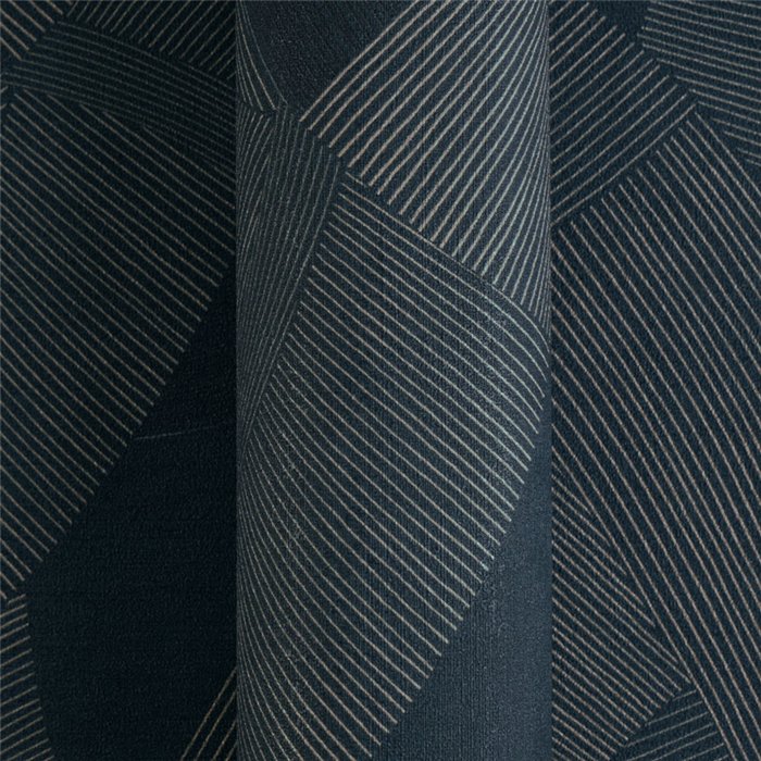 Papeldecor|Moderne abstrakte Tapete blau und silbern|Gastronomie & Hotellerie