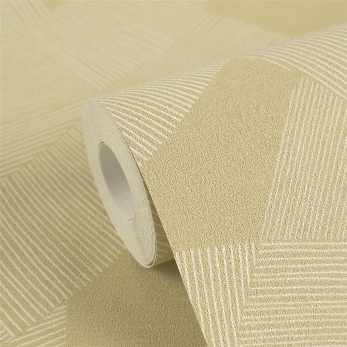 Papeldecor|Moderne geometrische Tapete in beige-braunen Tönen|Gastronomie & Hotellerie