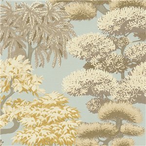 Papeldecor|Tropical landscape wallpaper green|Bedrooms