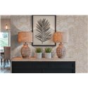 Papeldecor|Papier peint palmiers tropicaux colonial tons beige|Salón