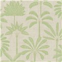 Papeldecor|Papel pintado colonial estampado tropical beige y verde|Hosteleria