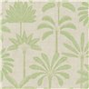 Papeldecor|Colonial tropical pattern wallpaper beige and green|Hospitality
