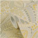 Papeldecor|Boho chic floral wallpaper beige|Hospitality