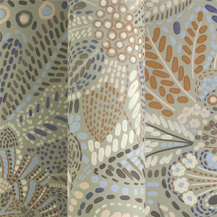 Papeldecor|Boho chic floral wallpaper multicolour|Hospitality