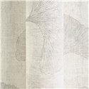 Papeldecor|Papier peint feuilles de ginkgo beige gris|Salón
