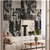 Papeldecor|Urbanes Wandbild mit Schrift und Collage-Effekt|Papeldecor