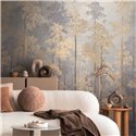 Papeldecor|Waldlandschaft-Wandbild mit Bäumen|Papeldecor