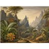 Papeldecor|Tropical landscape wall mural with mountains|Papeldecor