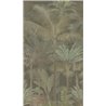 Papeldecor|Tropical wall mural with palm trees in green tones|Papeldecor