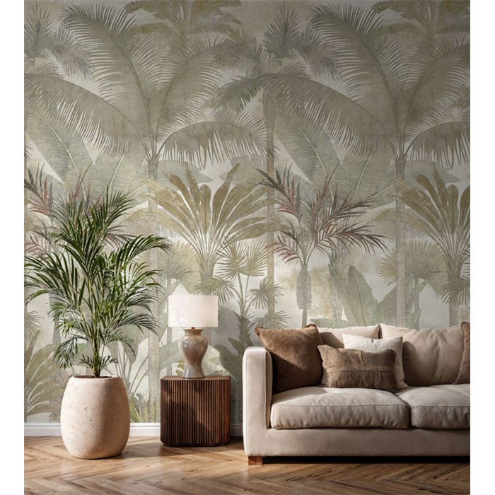 Papeldecor|Karibische Landschaft mit Palmen|Papeldecor