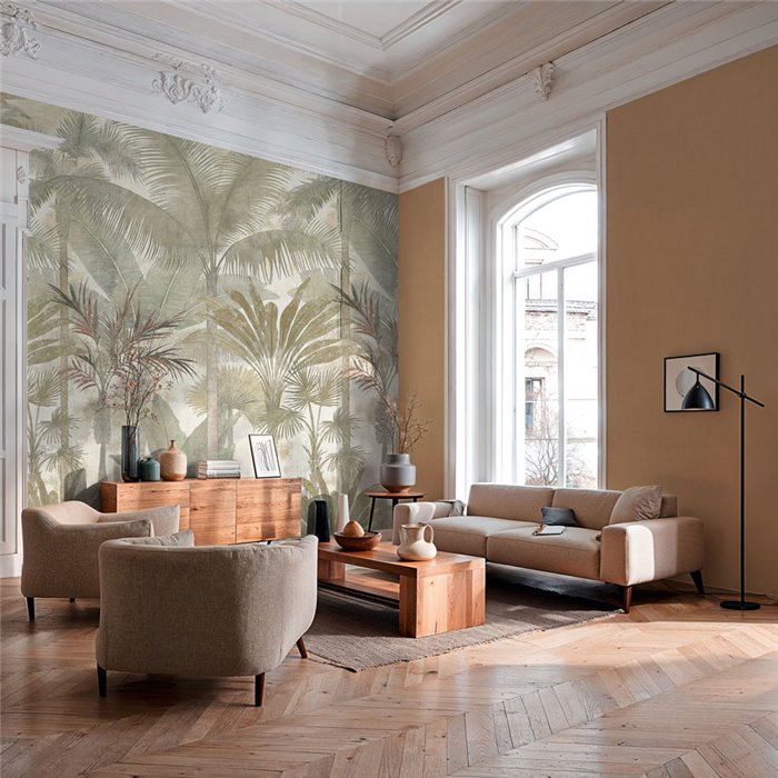 Papeldecor|Paisaje caribeño con palmeras|Papeldecor