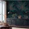 Papeldecor|Colonial landscape wall mural with tropical palm trees|Papeldecor