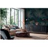 Papeldecor|Colonial landscape wall mural with tropical palm trees|Papeldecor