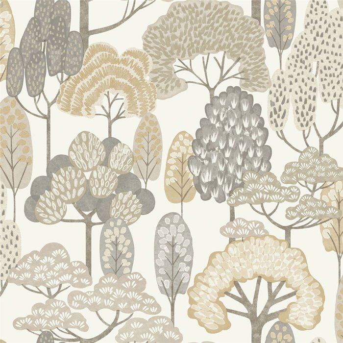 Grandeco|Children’s Scandinavian forest wallpaper|Little Dreamers