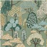 Grandeco|Children’s illustrated forest wallpaper|Little Dreamers