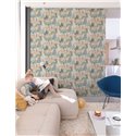 Grandeco|Children’s Japandi forest wallpaper|Little Dreamers