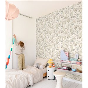 Grandeco|Papier peint ado fleurs aquarelle|Little Dreamers 2