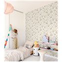 Grandeco|Children’s wallpaper fish seaweed and starfish|Little Dreamers