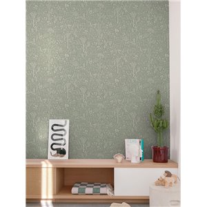 Grandeco|Papel pintado juvenil florecillas acuarela|Little Dreamers 2