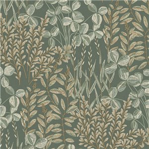 Grandeco|Tropical floral dining room wallpaper|Inia