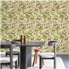Grandeco|Papel pintado comedor tropical floral|Inia