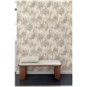 Grandeco|Living room and hallway abstract flower wallpaper|Inia