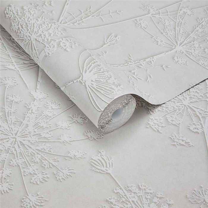 Eijffinger|Scandinavian floral silhouette wallpaper|Riviera Maison