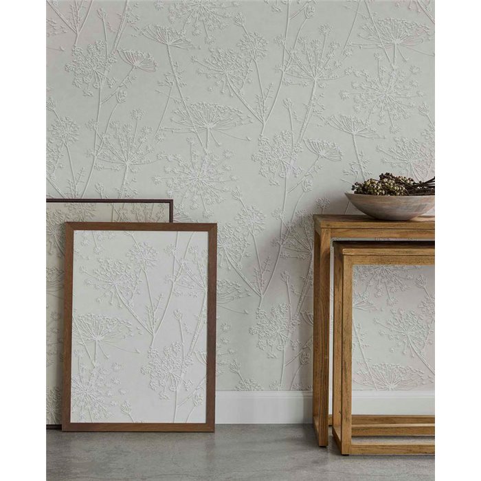 Eijffinger|Papel pintado escandinavo silueta de flores|Riviera Maison