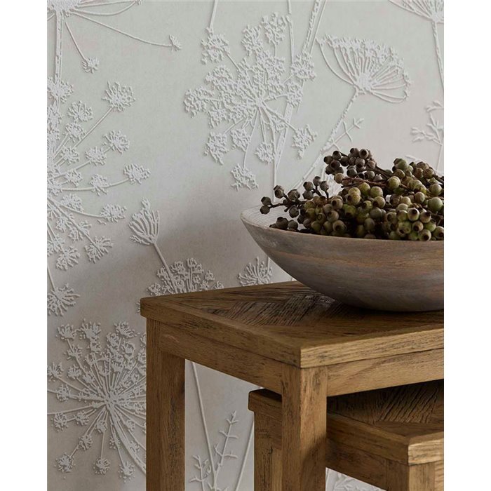 Eijffinger|Scandinavian floral silhouette wallpaper|Riviera Maison