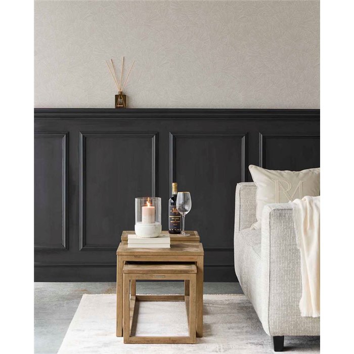 Eijffinger|Papel pintado elegante hojas de ginkgo|Riviera Maison