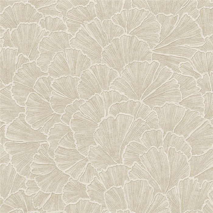 Eijffinger|Papel pintado atemporal hojas en relieve|Riviera Maison