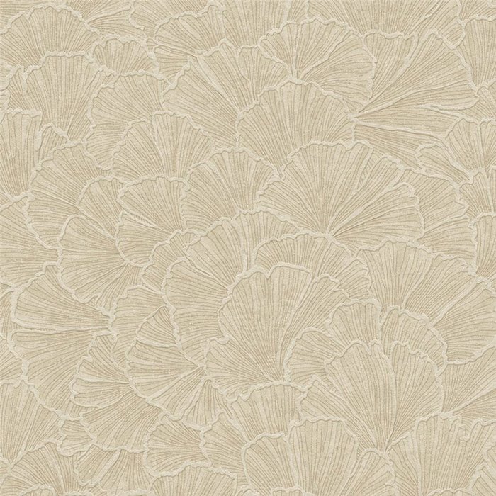 Eijffinger|Papier peint romantique grandes feuilles de ginkgo|Riviera Maison