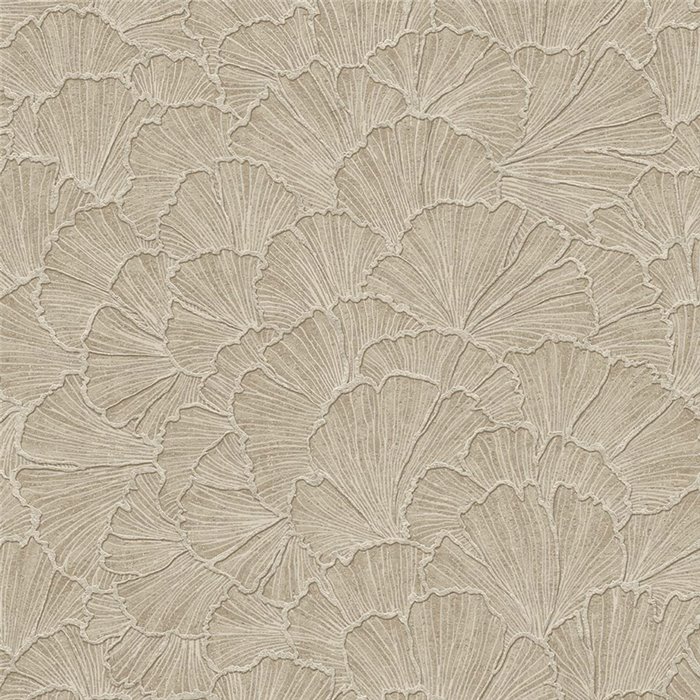 Eijffinger|Papel pintado hojas de ginkgo superpuestas|Riviera Maison