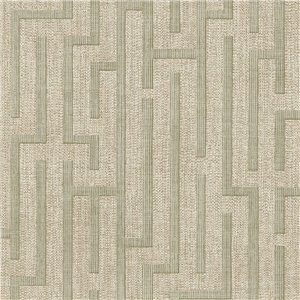 Eijffinger|Papier peint japandi design effet rotin|Riviera Maison