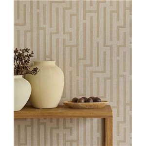 Eijffinger|Papier peint japandi design effet rotin|Riviera Maison 2