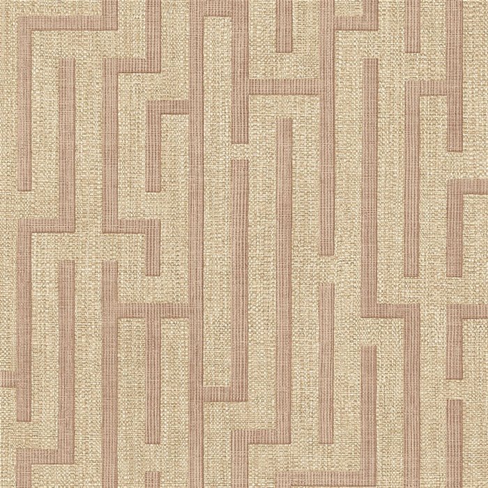 Eijffinger|Geometric linen-effect wallpaper|Riviera Maison