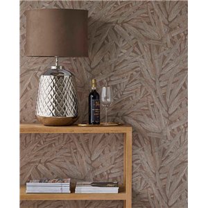 Eijffinger|Papel pintado japandi diseño efecto mimbre|Riviera Maison 2