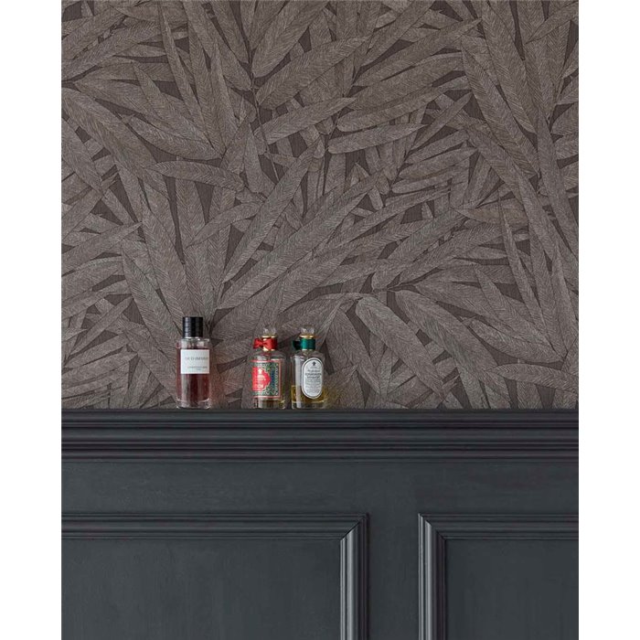 Eijffinger|Papier peint contemporain feuilles allongées|Riviera Maison