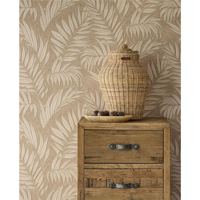 Eijffinger|Colonial tropical leaf wallpaper|Riviera Maison