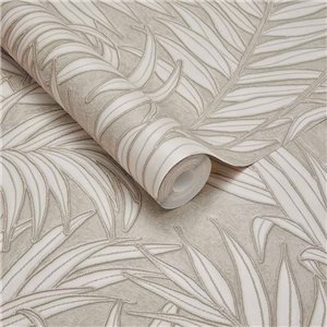 Eijffinger|Papel pintado romántico hojas exóticas|Riviera Maison