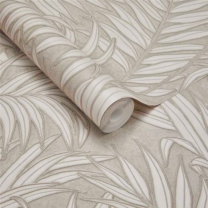 Eijffinger|Papier peint élégant feuilles et fougères tropicales|Riviera Maison